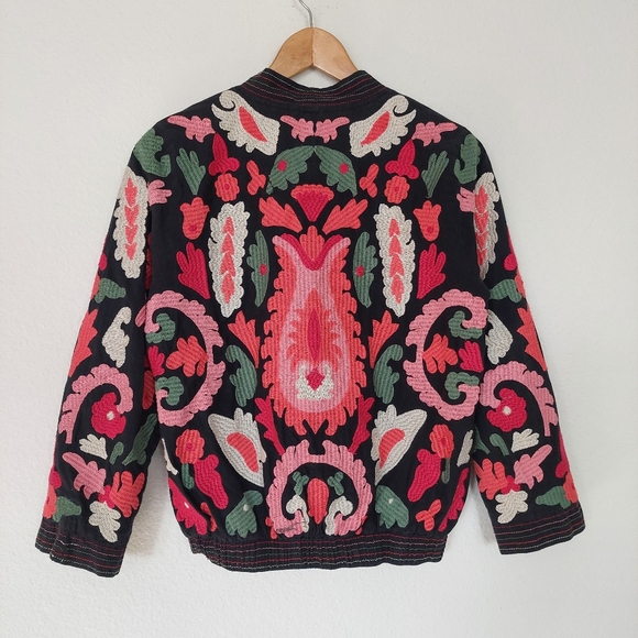 Raga‎ Embroidered Zip Jacket Size Small - Picture 6 of 10